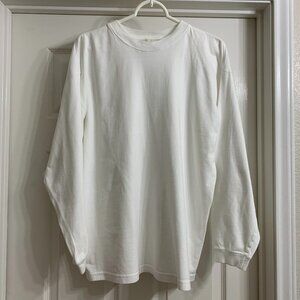 Copper Key Brand Women's White Long Sleeve Shirt, Size Large